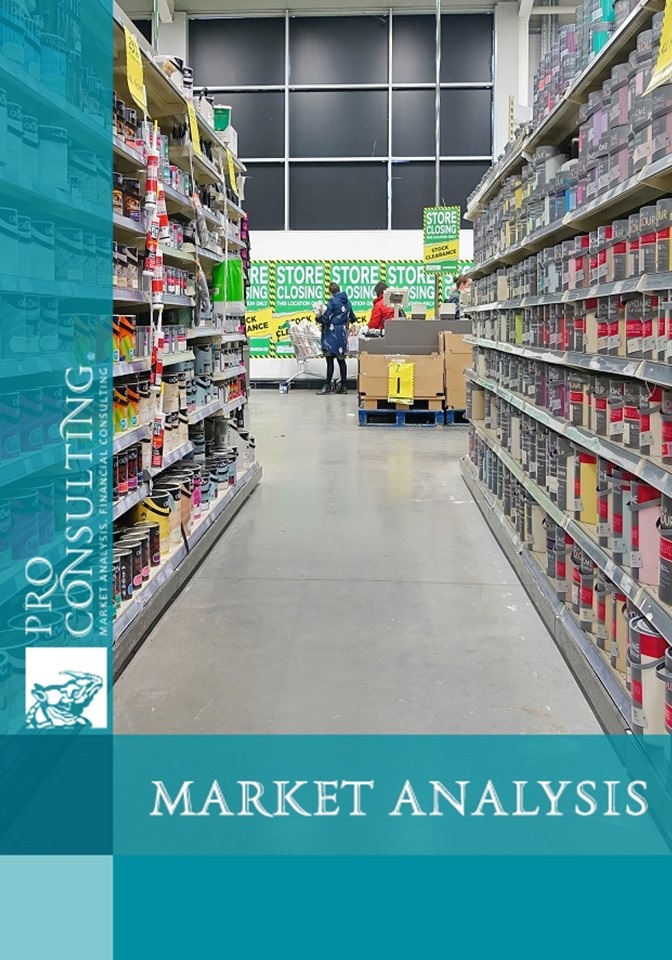 Market research report on DIY retail in Ukraine. 2024 year